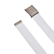 Under Armour 弹力织带高尔夫腰带 - 白色/光晕灰色