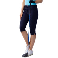 Glenmuir Frauen Phoebe Leichtes Stretch Performance Golf Capri Hosen - Marine