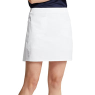 Rlx Ralph Lauren Frauen plissierte Aim Skort - rein weiß