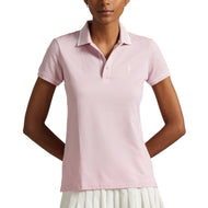 Rlx Ralph Lauren Frauentour Pique Polo -Hemd - Garten Pink/Weiß/Hellblau