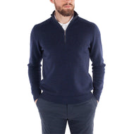 Galvin Green Chester Merino 1/4 Golfpullover - Navy Melange