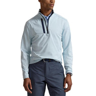 Rlx Ralph Lauren Lux Perf Halbzip Pullover - Sommer Aqua