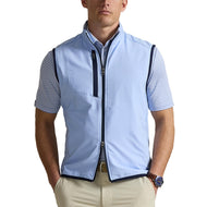 Rlx Ralph Lauren getäfter Stretch Terry Vest - Büroblau