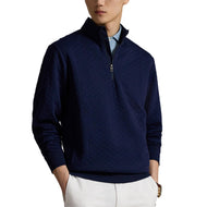 RLX Ralph Lauren Classic Fit gesteppt Doppelknolfpullover - Raffinierte Marine