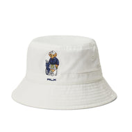 RLX Ralph Lauren Polo Bear Golf Bucket Hat für Damen – Weiß