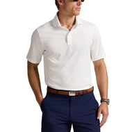 Rlx Ralph Lauren Classic Fit Leichtes Luftstrom -Golfpolo -Hemd - Keramik weiß