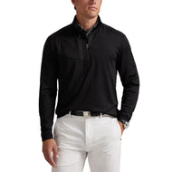 Rlx Ralph Lauren Lux Perf Halbzip Pullover - Schwarz