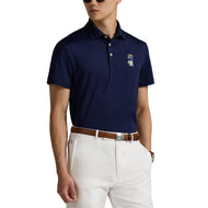 Rlx Ralph Lauren Meigerte Fit Polo Bär Pike Golf Polo -Hemd - raffinierte Marine