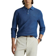RLX Ralph Lauren Performance Polo -Kragen -Golfpullover - Tide Pool Blue Heather
