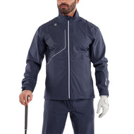 Galvin Green Ames wasserdichte Golfjacke - Marine/Weiß