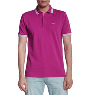 Boss Paddy Cotton Pique Polo - offenes Lila