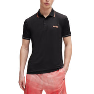 Boss Paul Pro Slim Fit Golf Shirt - Schwarz