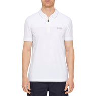Boss Philix Slim Fit Golf Polo Shirt - Weiß