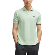Boss Paddy Cotton Pique Golfhemd - Open Green