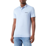 Boss Paddytech Golf Polo Shirt - Blau geöffnet