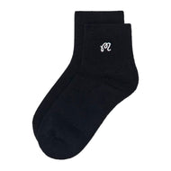 Malbon Capri-Knöchel-Golfsocken für Damen – Schwarz