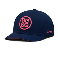 G/Fore Chainstitch Circle G'S Contract Golf Cap – Twilight/Knockout Pink