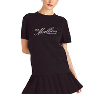 Malbon Damen Club Malbon Golf Tee – Schwarz