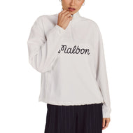 Malbon Crosscourt Golf-Windjacke für Damen – Weiß