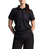 Cross Damen Amy Polo Golfhemd - schwarz