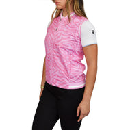 Cross Damensturmgolfweste - rosa Zebra