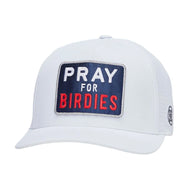 G/Vordere für Birdies Golf Snapback Cap - Schnee