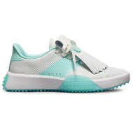G/vor Frauen G.112 perforiertes Leder Kiltie Golfschuhe - Schnee/Menthol