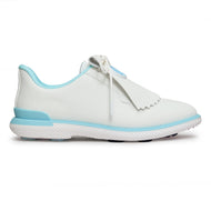 G/Fore Women's Perforated Gallivan2r Kiltie Golf Shoes - Snow/Cenote