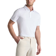 G/Vordere Essential Performance Pique Golf Polo -Hemd - Schnee