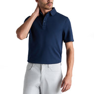 G/Vordere Essential Performance Pique Golf Polo -Hemd - Twilight