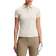 J.Lindeberg Tour Tech Golf-Poloshirt für Damen – Moonbeam Melange
