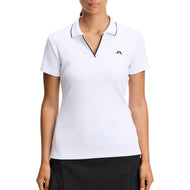 J.Lindeberg Darcy Golf-Poloshirt für Damen – Weiß