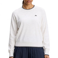 J.Lindeberg Women's Clarissa Windbreaker Golf Sweater - White
