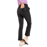 Golftini Damen Stretch Ankle Golfhose – Schwarz/Schwarz