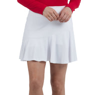 IBKUL Damen Flounce 16,5" Golf-Skort – Weiß