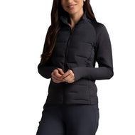 IBKUL Damen Solid Hybrid Puff Golfjacke – Anthrazit