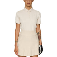 J. Lindeberg Women's Izara Golf Polo Shirt - Moonbeam
