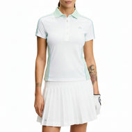 J.Lindeberg Damen Demi Golf Poloshirt – Weiß