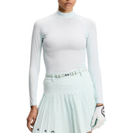 J.Lindeberg Damen Ella Kompressions-Golfshirt – Sky Light