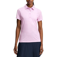 J.Lindeberg Caitlyn Golf-Poloshirt für Damen – Bias Bridge Orchid White