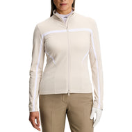 J.Lindeberg Damen Janice Full Zip Golf Mid-Layer – Moonbeam