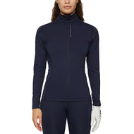 J.Lindeberg Women's Mel Full Reißverschlussgolf mittelschicht - JL Navy