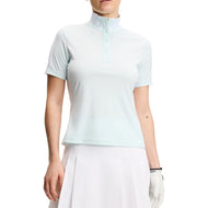 J.Lindeberg Damen Pip Golf-Poloshirt – Sky Light
