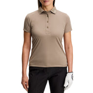 J.Lindeberg Damen Tour Tech Golf-Poloshirt – Brindle