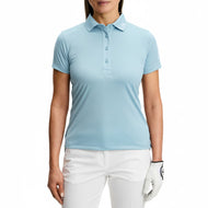 J.Lindeberg Damen Tour Tech Golf-Poloshirt – Vergissmeinnicht