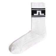 J.Lindeberg Percy Golf Sock - White