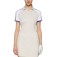 J.Lindeberg Women's Priya Golf Polo -Hemd - Moonbeam