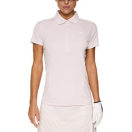 J. Lindeberg Women's Jessa Golf Polo Shirt - Grey Lilac