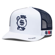 G/Fore Money Man Trucker Golf Cap – Schnee