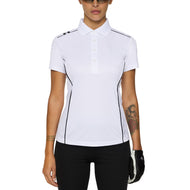 J. Lindeberg Women's Leyla Golf Polo Shirt - Weiß